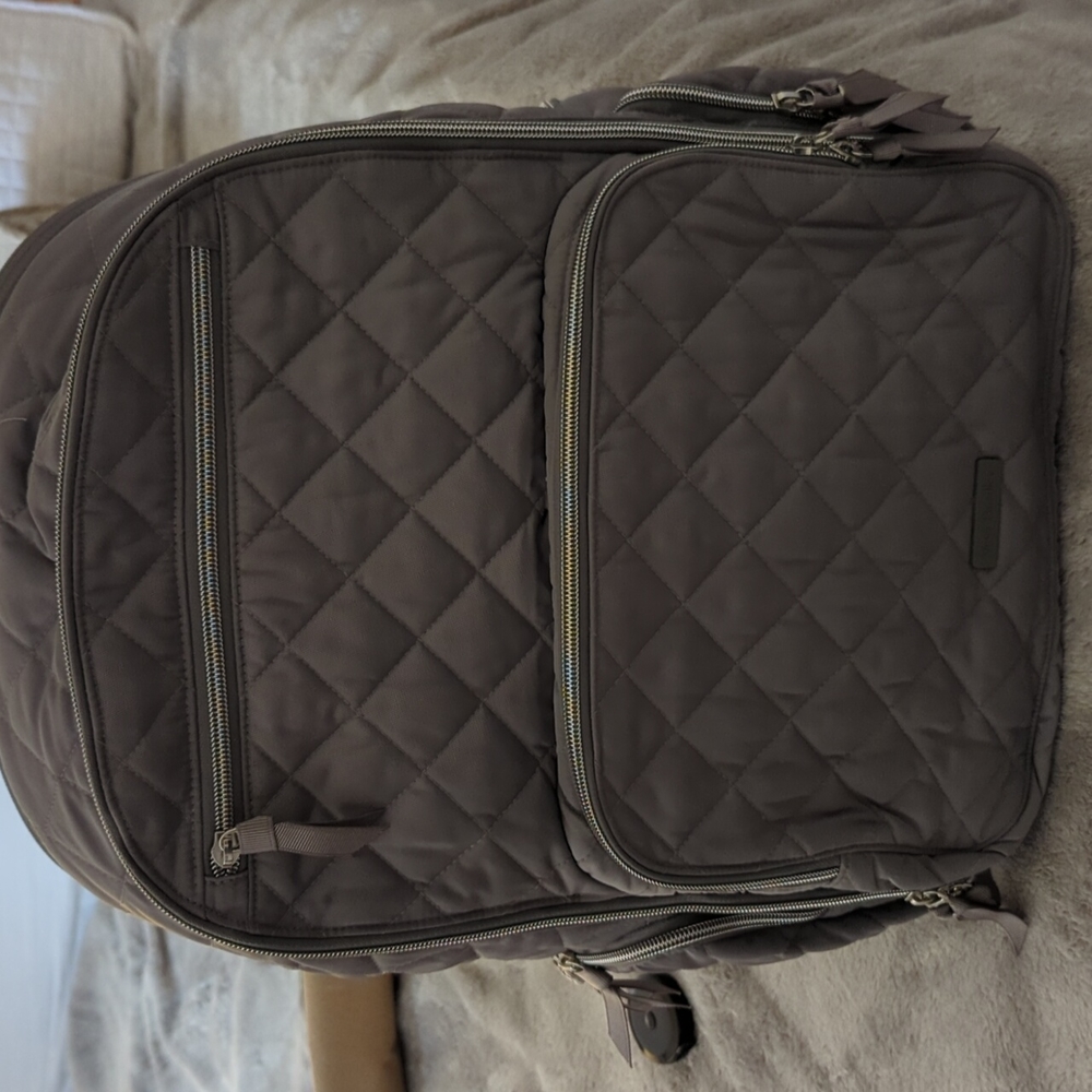 Vera Bradley Commuter Backpack Grey